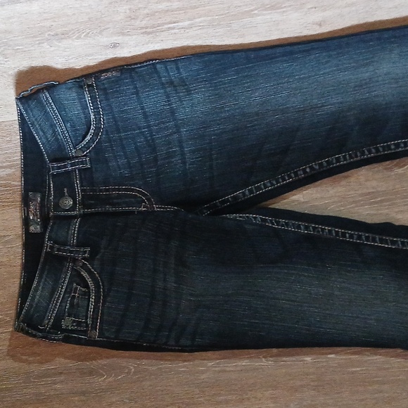 Silver Suki Surplus Mid Rise Bootcut Jeans Women Size 29x32 - Picture 1 of 9